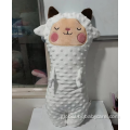 New Design Plush Toys Doll Baby comforter can eat hand puppet toy Supplier